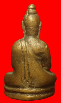 ภาพที่ 2 รูปหล่อพระพุทธไม่ทราบที่ สูง 1 นิ้ว