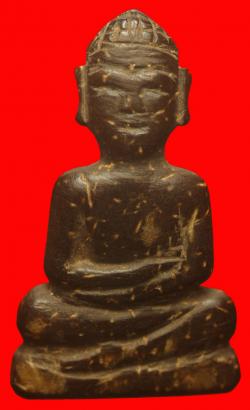 พระพุทธกะลาแกะ สูง 3 ซม.